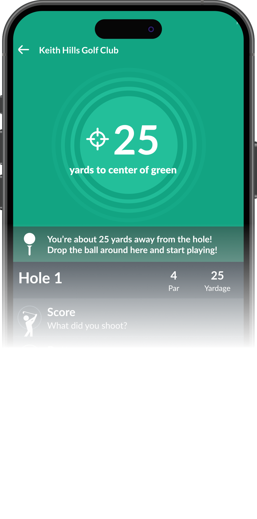GPS On-Course Guide & Scorecard — Operation 36 app