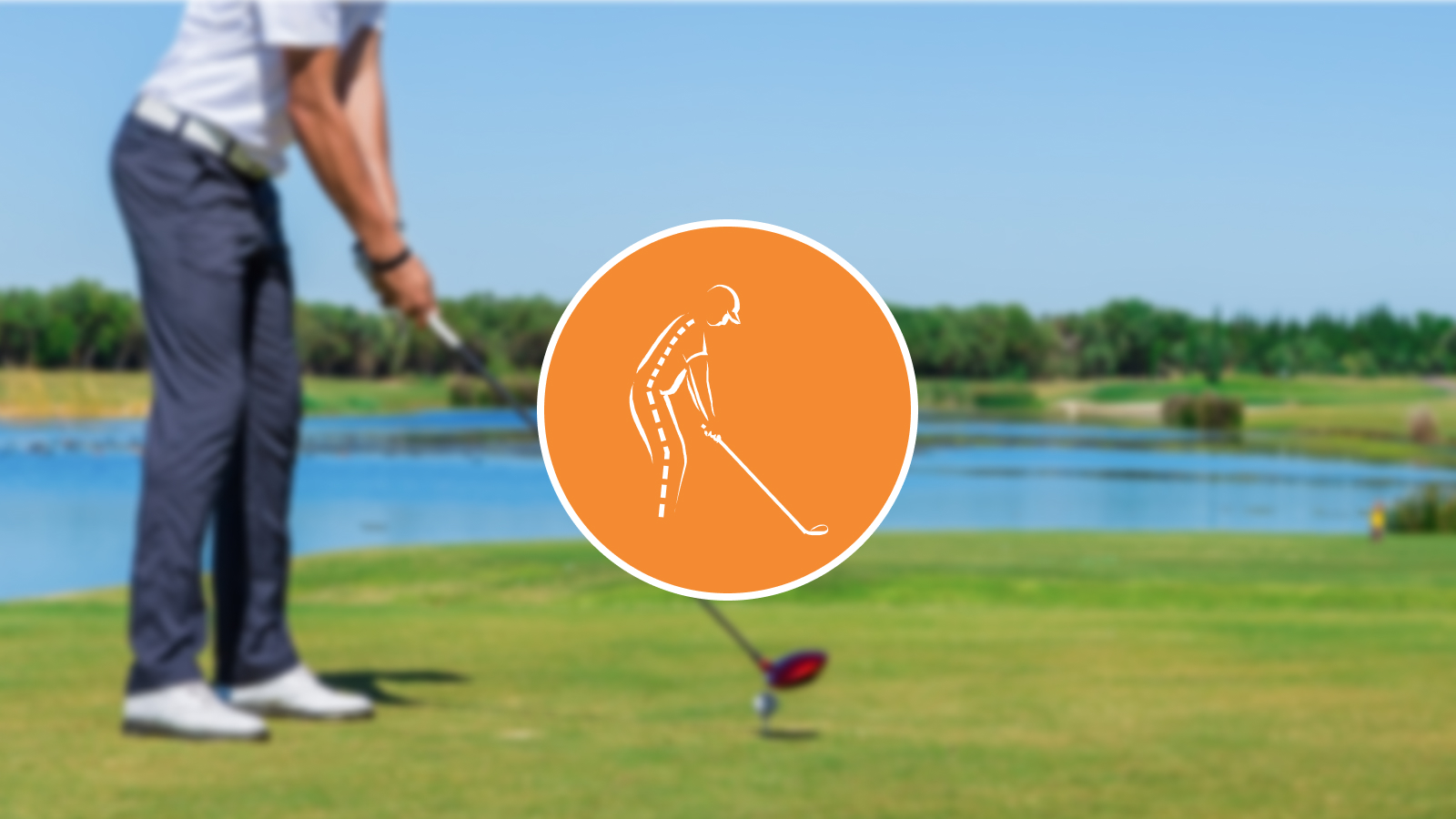 #GolfAtHome posture badge graphic