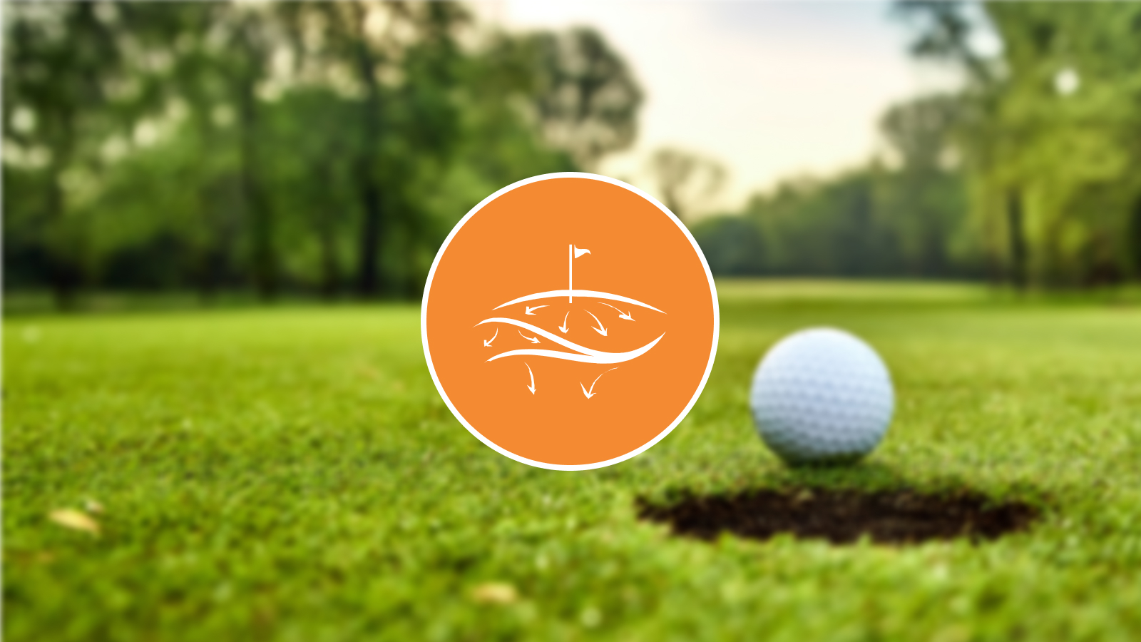 #GolfAtHome Green Reading badge graphic