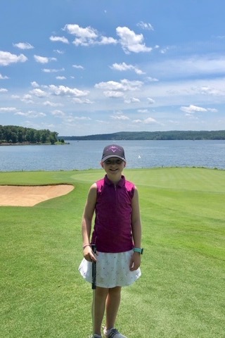 Livy #1inaMillion Golfer on the golf course