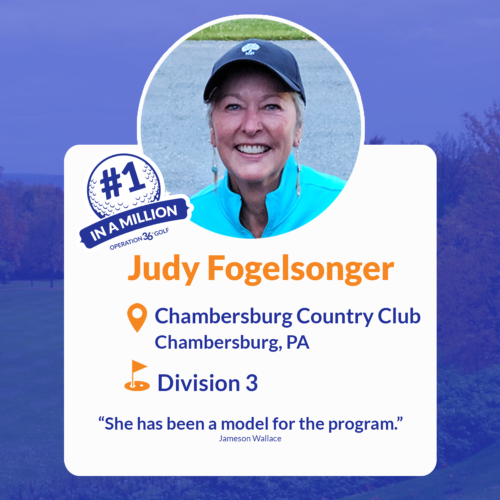 Judy Fogelsonger #1inaMillion