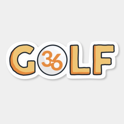 Op 36 Golf Sticker